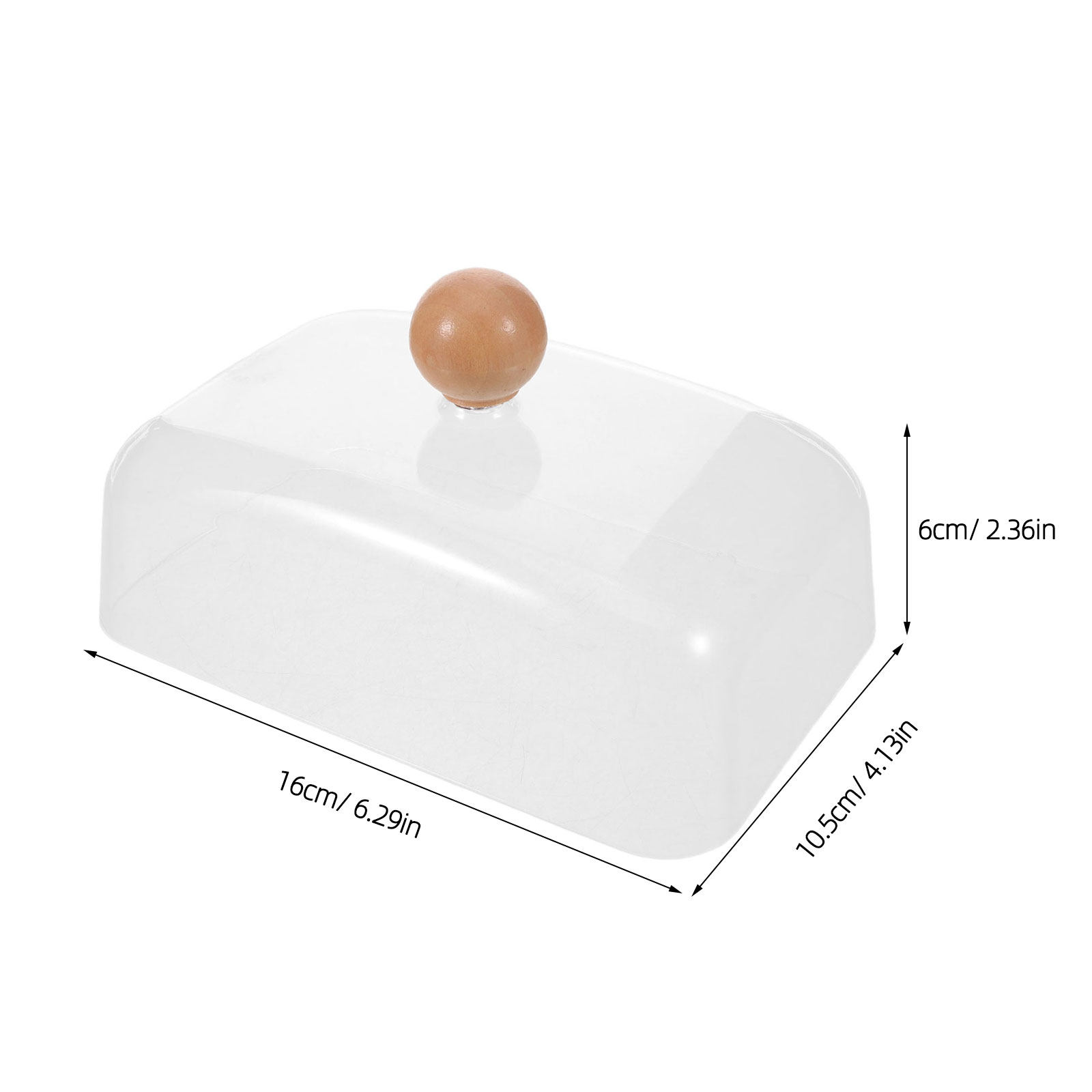 Rechthoekige Acryl Taartkoepel - Plastic Dome Clear recensie en prijs