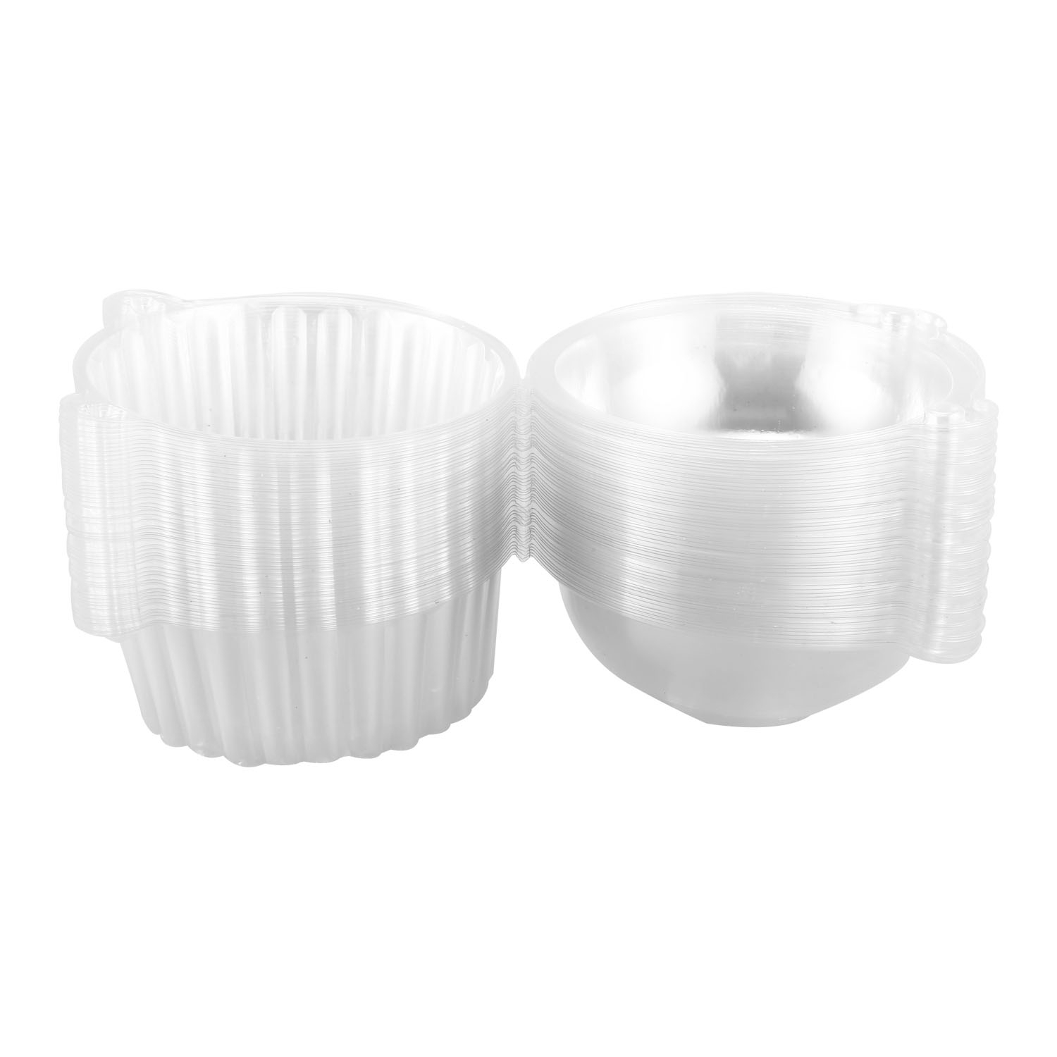 AA77 50 X Enkelvoudige Transpa - Plastic Dome Clear recensie en prijs